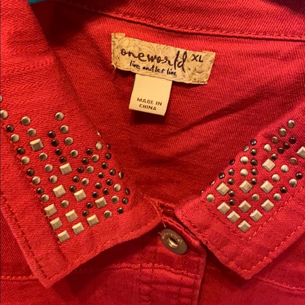 Pink jean jacket - Picture 2 of 3